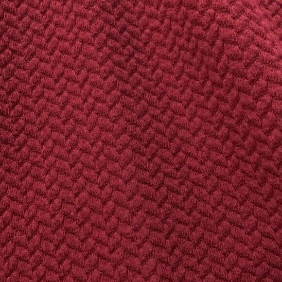 H&M maroon miniskirt with back zipper wide waistband unlined size small - Picture 6 of 10